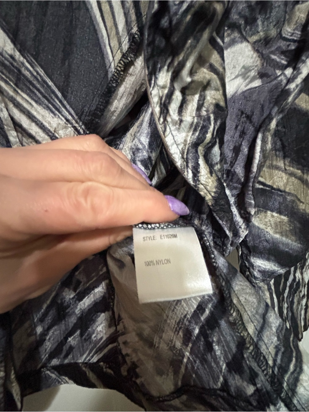 Conrad C Collection Abstract Print Ruffle Jacket | Size 10 - Picture 5 of 6